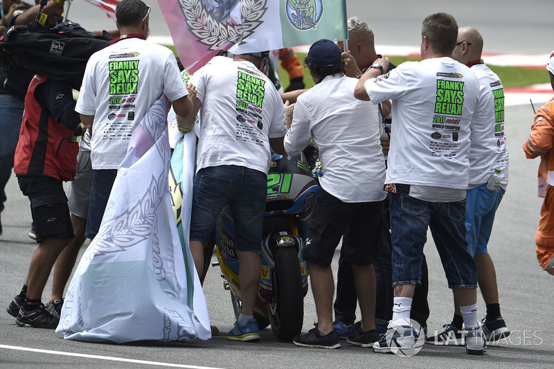 Third place and champion Franco Morbidelli, Marc VDS