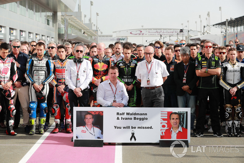 One minute silence for Ralf Waldmann and Ivano Beggio