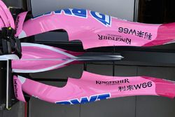 Detalle de la carrocería del Force India VJM11