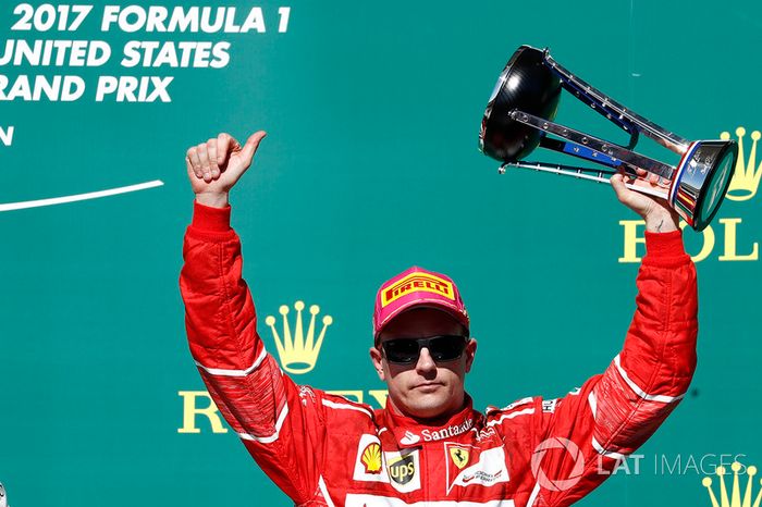Tercer lugar, Kimi Raikkonen, Ferrari