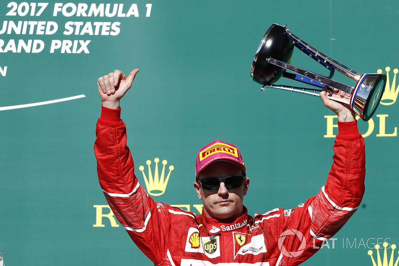 Tercer lugar, Kimi Raikkonen, Ferrari