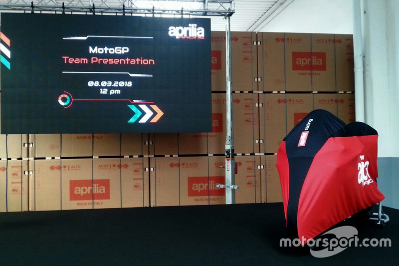 Launching Aprilia Racing Team