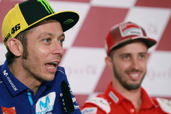 Valentino Rossi, Yamaha Factory Racing, Andrea Dovizioso, Ducati Team