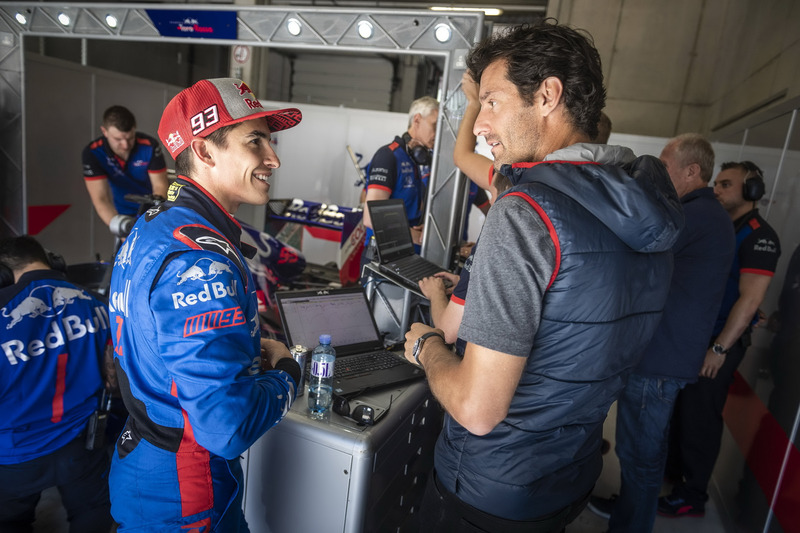 Marc Marquez y Mark Webber