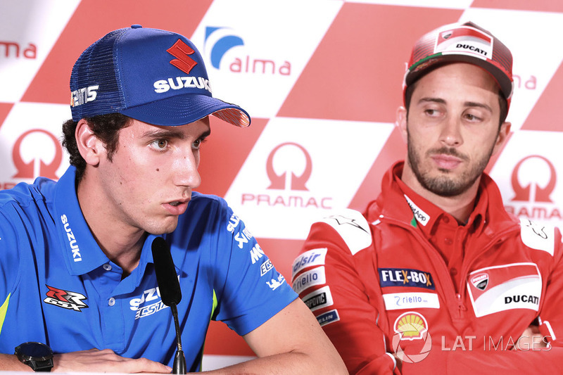 Alex Rins, Team Suzuki MotoGP, Andrea Dovizioso, Ducati Team