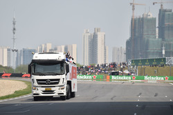 Drivers parade