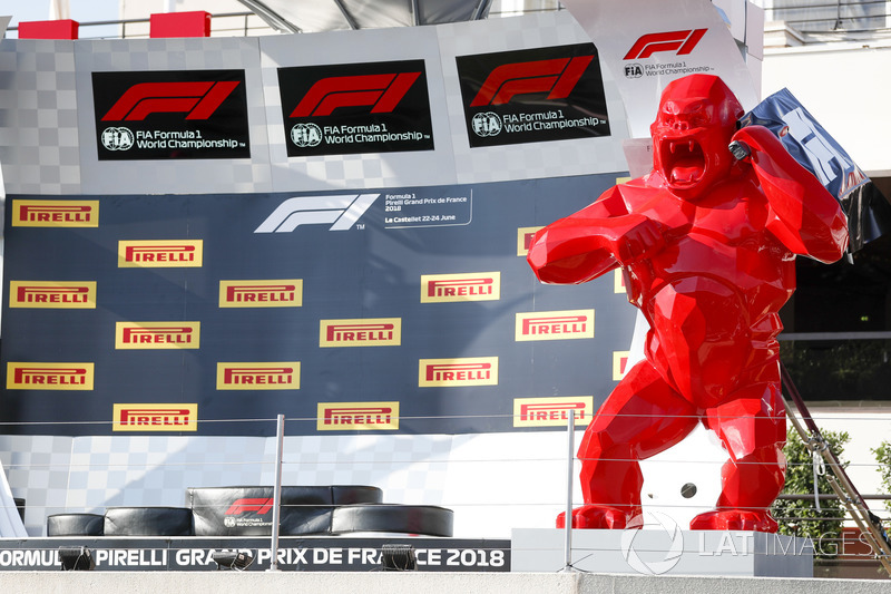 The podium