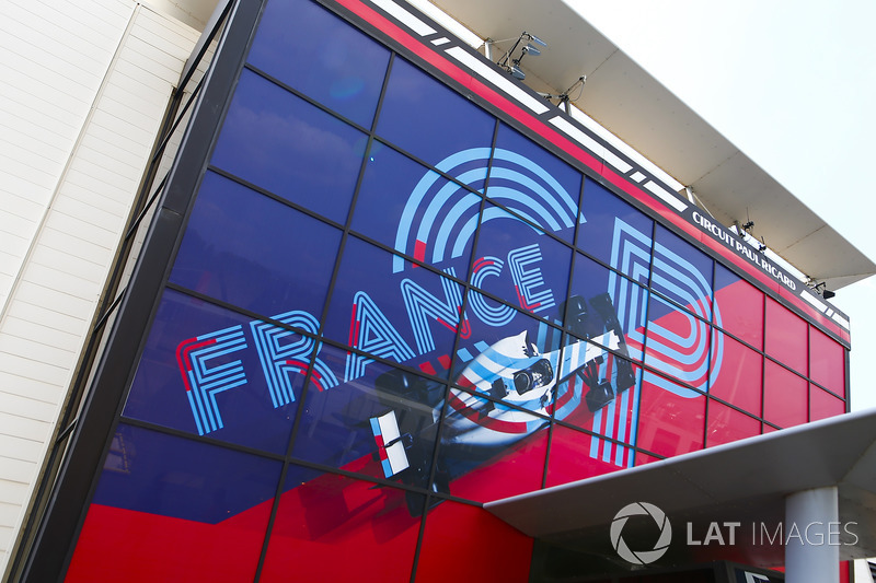 Une affiche du GP de France