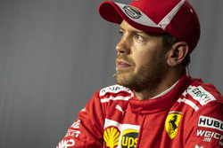 Sebastian Vettel, Ferrari in the Press Conference