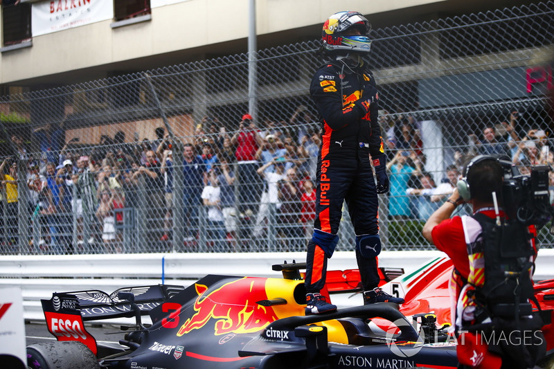 Восхищение и эмоции Red Bull после второй победы Риккардо в сезоне-2018
