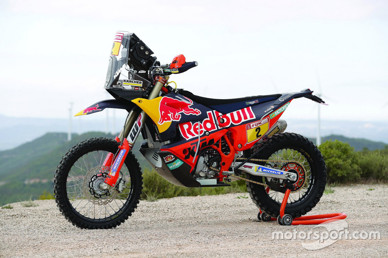 La moto de Matthias Walkner, Red Bull KTM Factory Team