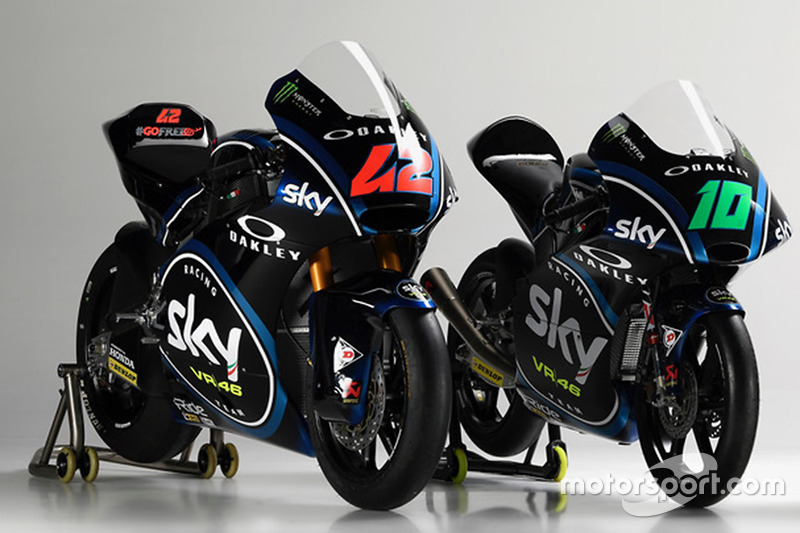 Sky Racing Team VR46 launch: Moto2 riders Francesco Bagnaia, Luca Marini