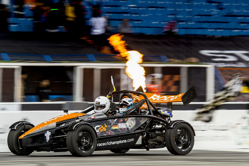 René Rast of Team Germany driving the Ariel Atom Cup