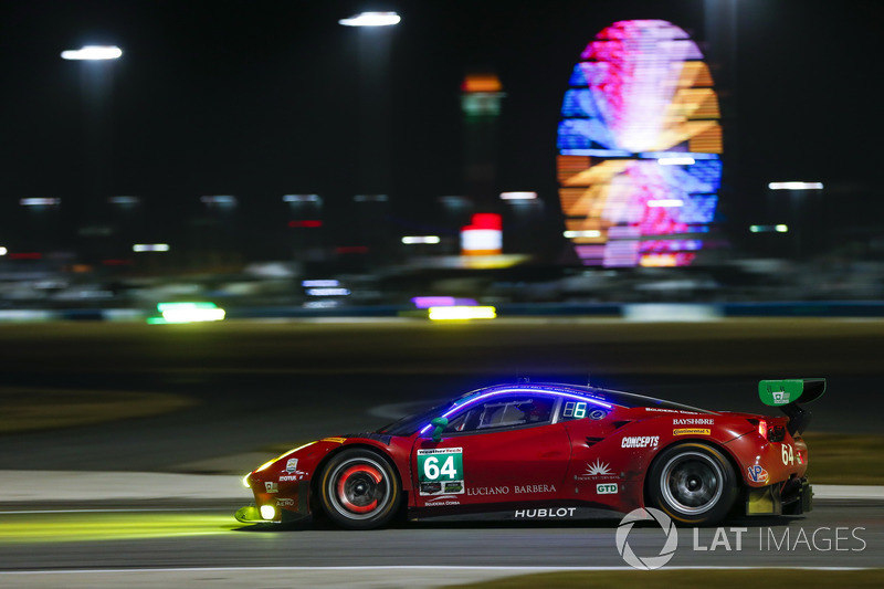 #64 Scuderia Corsa Ferrari 488 GT3, GTD: Bill Sweedler, Townsend Bell, Frankie Montecalvo, Sam Bird