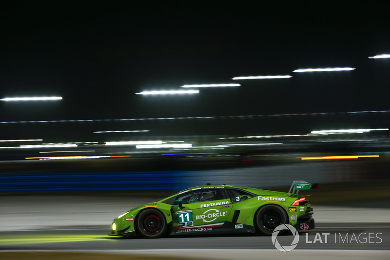 #11 GRT Grasser Racing Team Lamborghini Huracan GT3, GTD: Rolf Ineichen, Mirko Bortolotti, Franck Perera, Rik Breukers