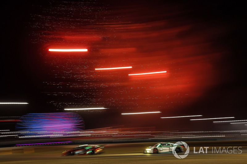 #48 Paul Miller Racing Lamborghini Huracan GT3, GTD: Madison Snow, Bryan Sellers, Andrea Caldarelli, Bryce Miller, #29 Montaplast by Land-Motorsport Audi R8 LMS GT3, GTD: Christopher Mies, Sheldon van der Linde, Jeffrey Schmidt, Kelvin van der Linde