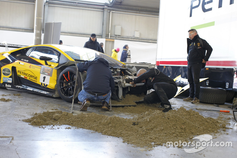 Incidente di Andrea Palma, Lamborghini Huracan ST