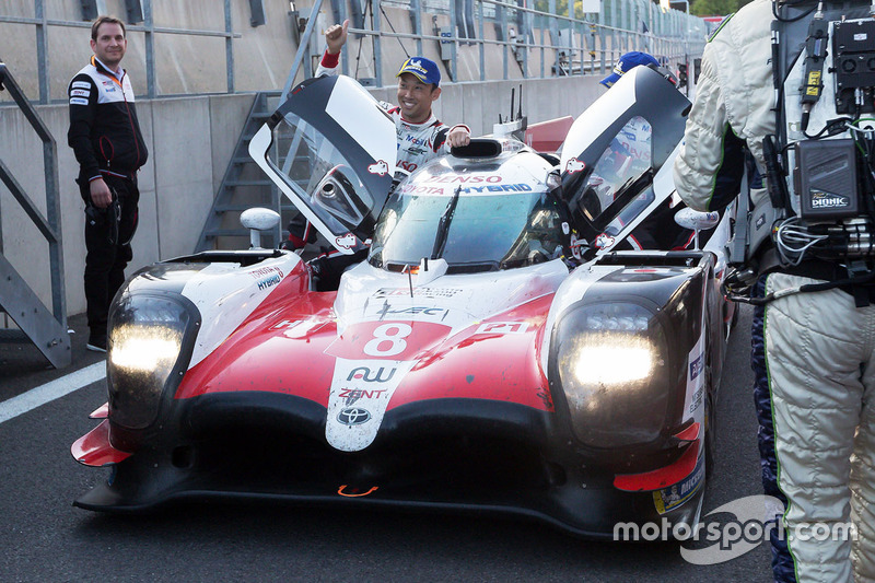 Race winners #8 Toyota Gazoo Racing Toyota TS050: Sébastien Buemi, Kazuki Nakajima, Fernando Alonso