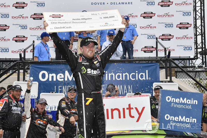 Race winner Justin Allgaier, JR Motorsports
