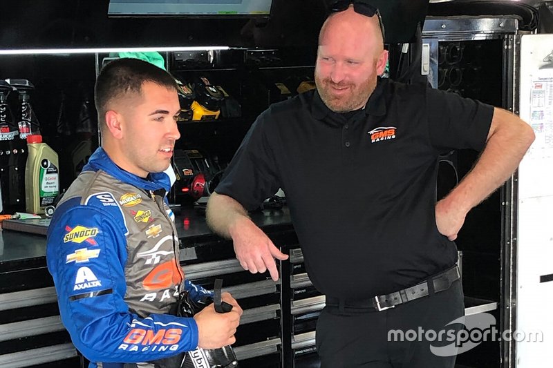 David Gravel and crew chief Jeff Stankiewicz