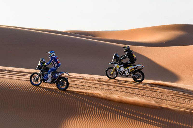#53 Yamaha: Antonio Maio, #6 Rockstar Energy Husqvarna Factory Racing: Andrew Short
