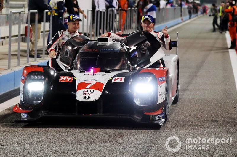 Ganadores #7 Toyota Gazoo Racing Toyota TS050: Mike Conway, Jose Maria Lopez, Kamui Kobayashi
