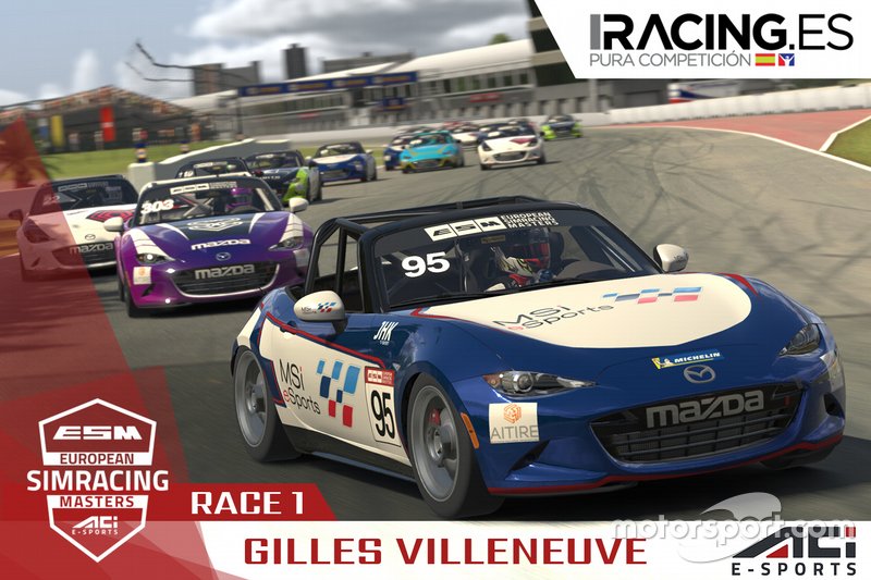 European SimRacing Masters - Carrera 1. Gilles Villeneuve