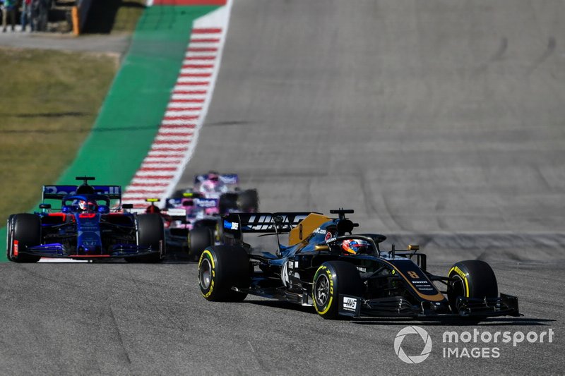 Ромен Грожан, Haas F1 Team VF-19, Даниил Квят, Scuderia Toro Rosso STR14, Антонио Джовинацци, Alfa Romeo Racing C38, и Лэнс Стролл, Racing Point F1 Team RP19