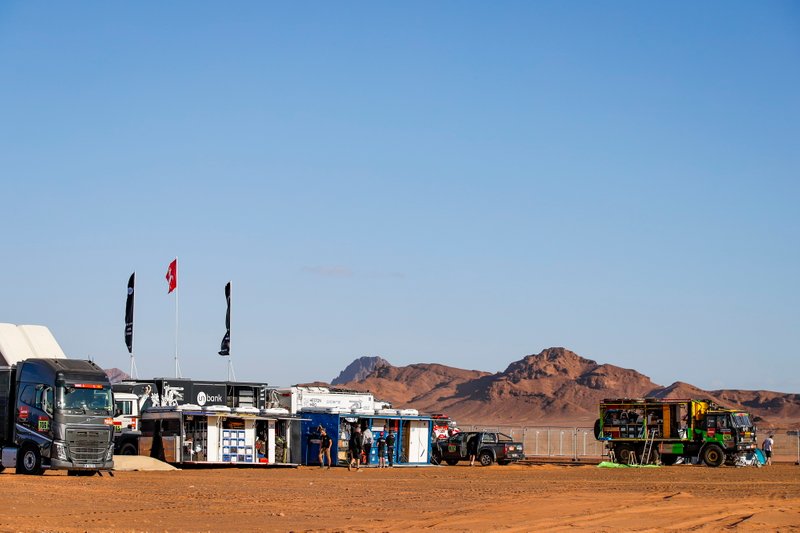 El vivac del Dakar