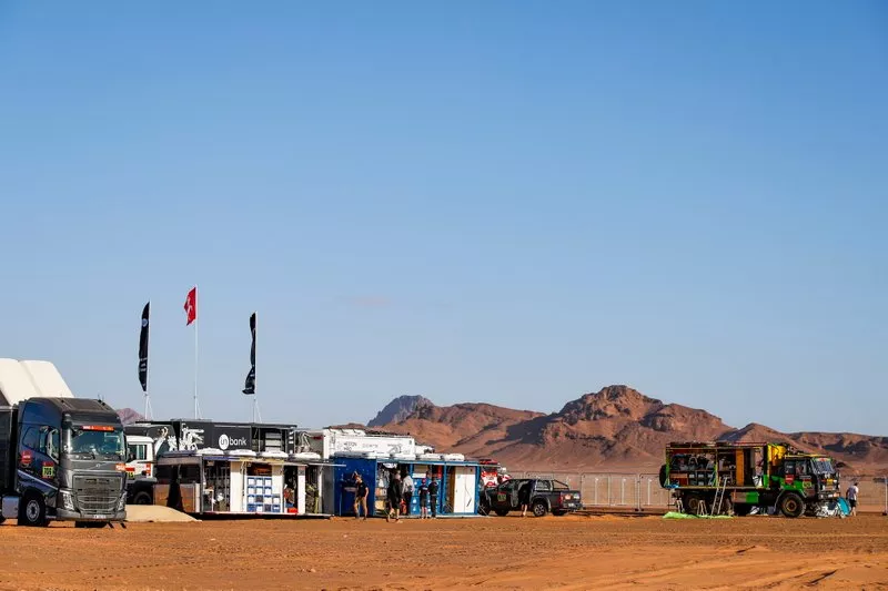 El vivac del Dakar