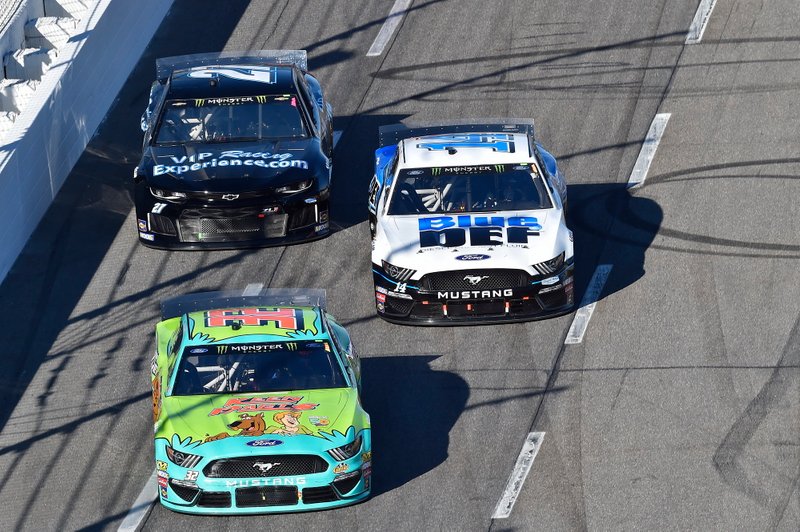 Corey LaJoie, Go FAS Racing, Ford Mustang CorvetteParts.net, Clint Bowyer, Stewart-Haas Racing, Ford Mustang BlueDEF, Reed Sorenson, Premium Motorsports, Chevrolet Camaro VIPRacingExperience.com