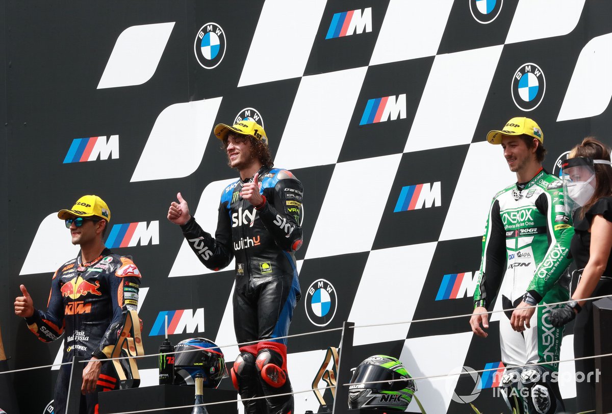 Jorge Martin, Red Bull KTM Ajo Marco Bezzecchi, Sky Racing Team VR46 Remy Gardner, SAG Racing Team