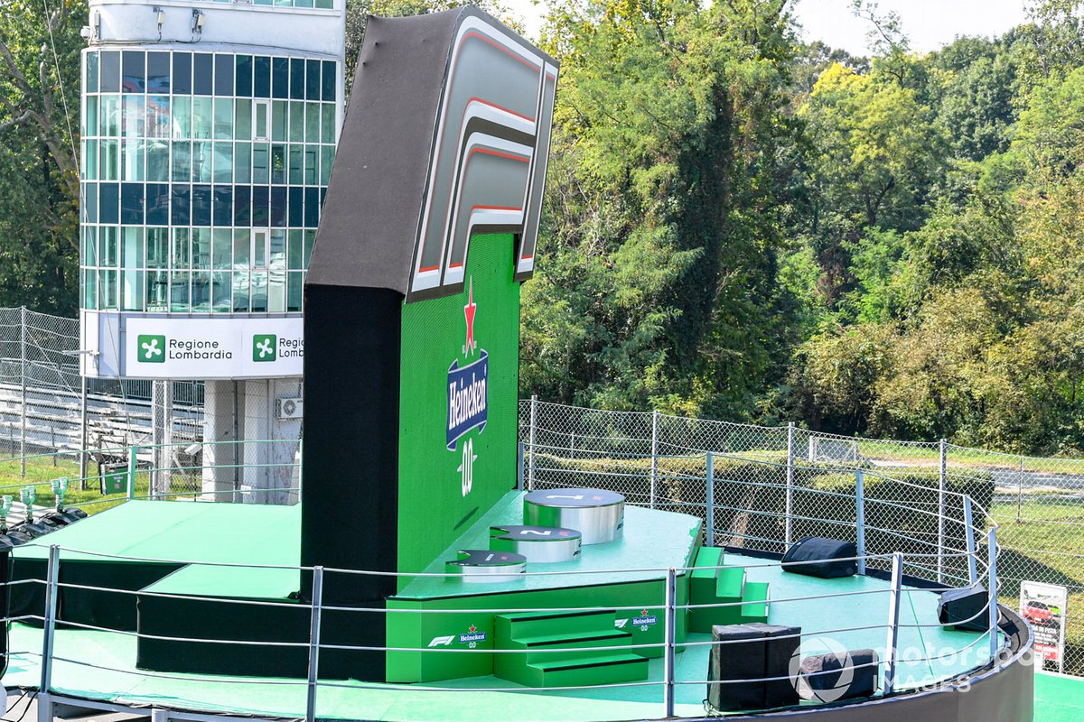 Podio al GP d'Italia