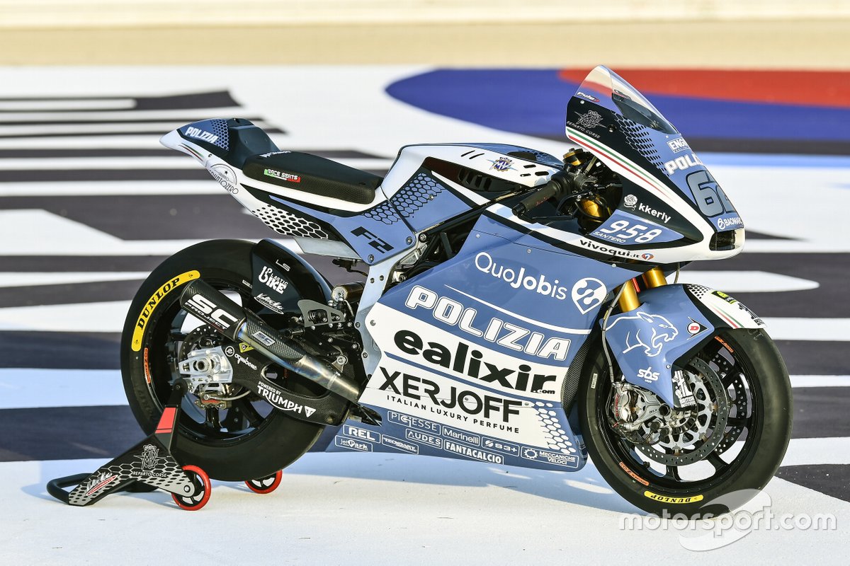 Stefano Manzi, Forward Racing, decoración especial para Misano
