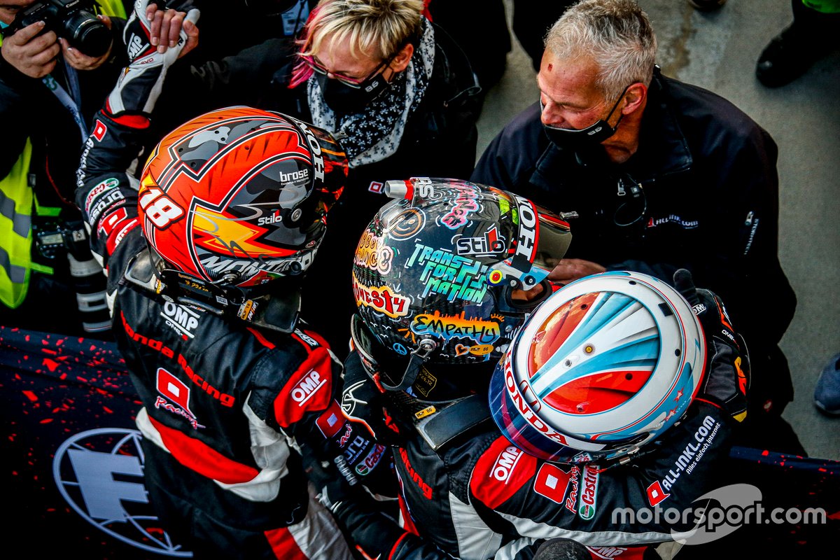 Tiago Monteiro, ALL-INKL.DE Münnich Motorsport Honda Civic TCR, Esteban Guerrieri, ALL-INKL.COM Münnich Motorsport Honda Civic TCR, Nestor Girolami, ALL-INKL.COM Münnich Motorsport Honda Civic TCR