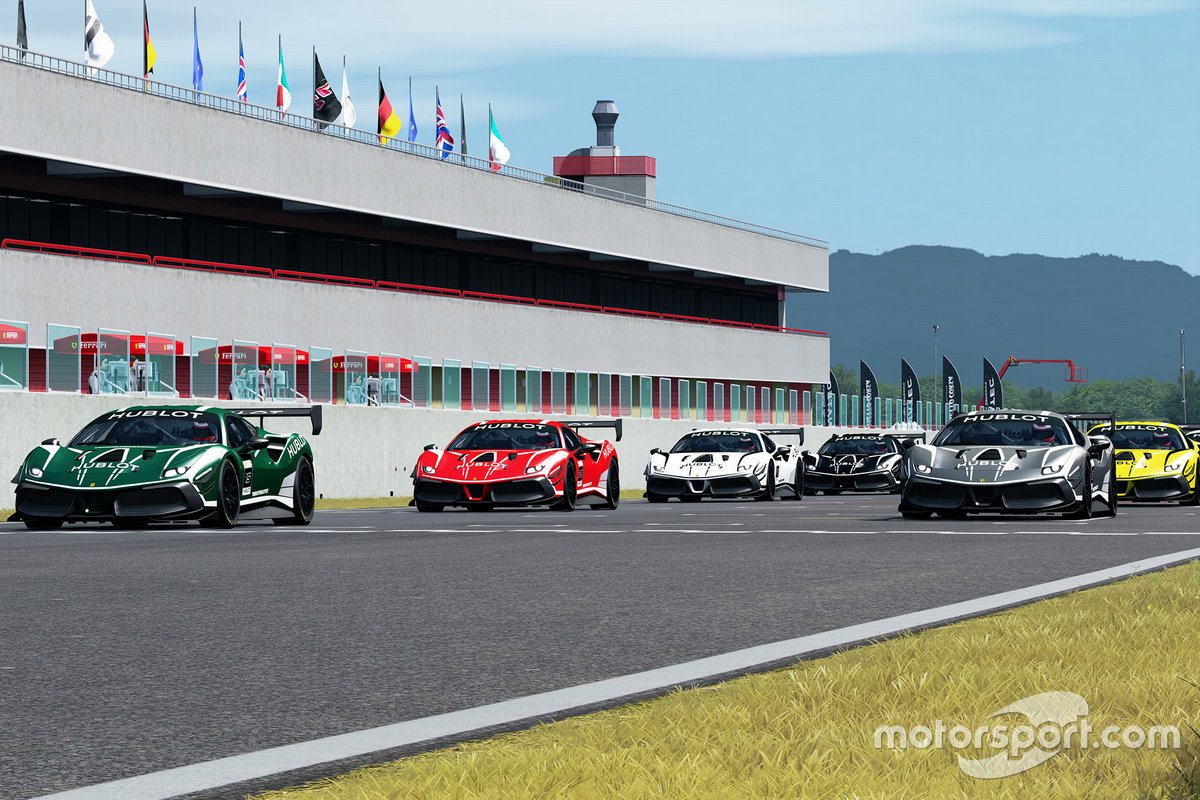 Ferrari 488 Challenge Evo в виртуальных гонках