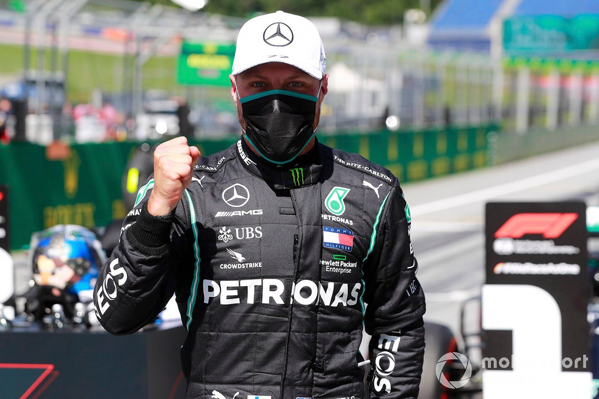 Polesitter Valtteri Bottas, Mercedes