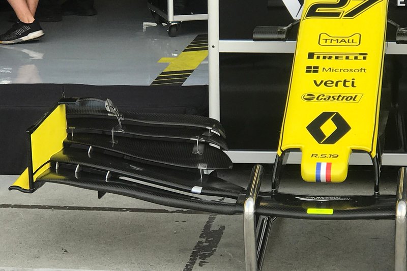 Asa dianteira da Renault