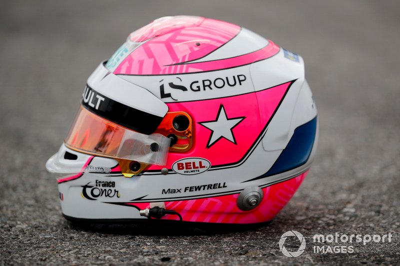 Tribute Helmet worn by Max Fewtrell, ART Grand Prix