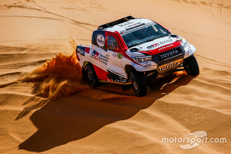 #314 Toyota Gazoo Racing Toyota Hilux: Fernando Alonso, Marc Coma