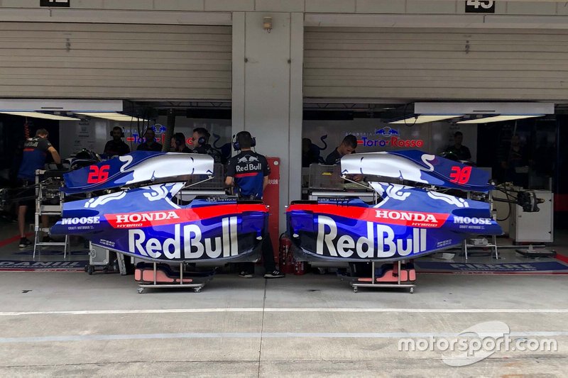 Los chasis de Scuderia Toro Rosso