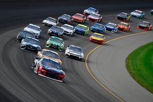 William Byron, Hendrick Motorsports, Chevrolet Camaro Liberty University, Erik Jones, Joe Gibbs Racing, Toyota Camry DeWalt, Martin Truex Jr., Joe Gibbs Racing, Toyota Camry Auto-Owners Insurance/Martin Truex Jr. 500th Start