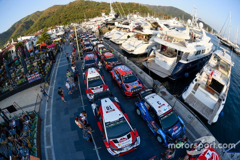 Jari-Matti Latvala, Miikka Anttila, Toyota Gazoo Racing WRT Toyota Yaris WRC, Teemu Suninen, Jarmo Lehtinen, M-Sport Ford WRT Ford Fiesta WRC, Kris Meeke, Sebastian Marshall, Toyota Gazoo Racing WRT Toyota Yaris WRC