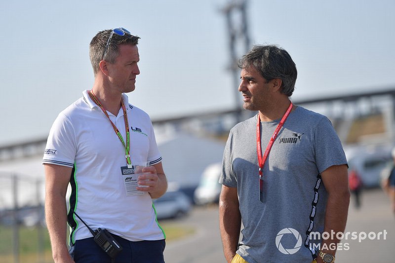 Ralf Schumacher and Juan Pablo Montoya