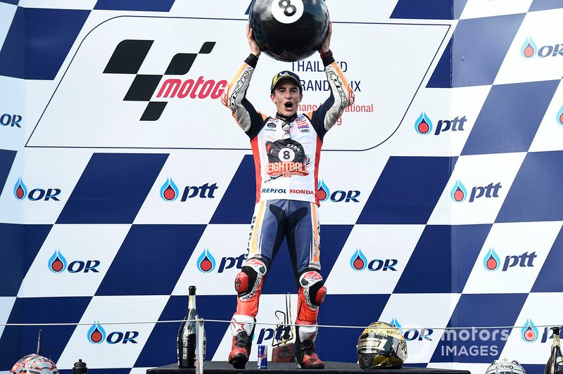 Podium: race winner Marc Marquez, Repsol Honda Team