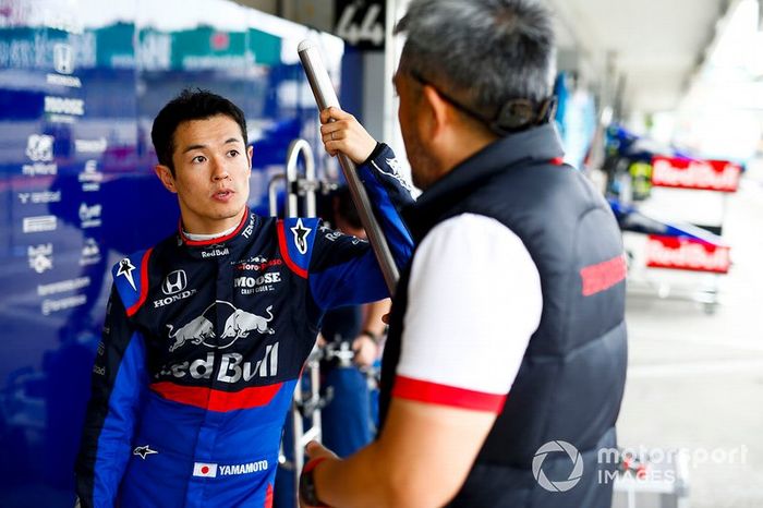 Naoki Yamamoto, Toro Rosso y Masashi Yamamoto, General Manager, Honda Motorsport 