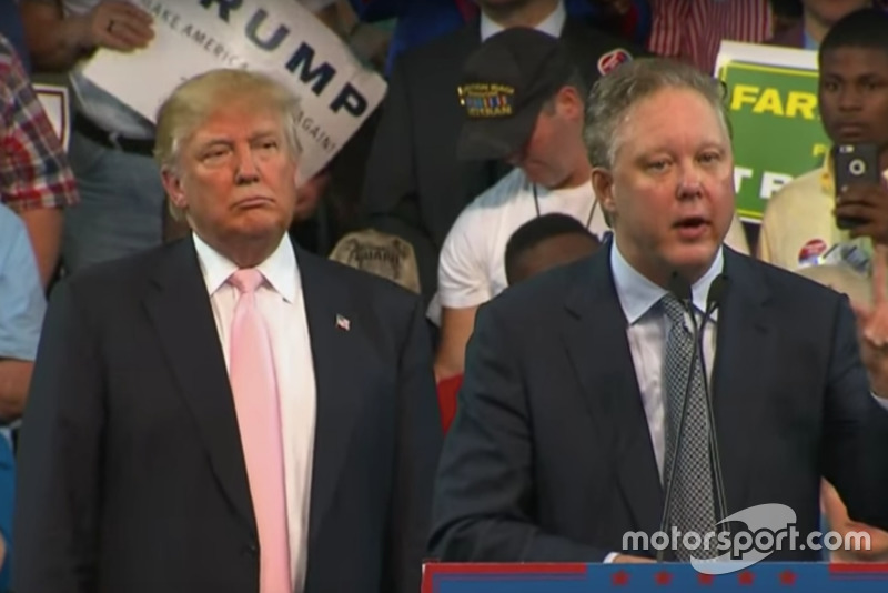 Donald Trump y Brian France