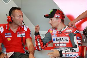 Jorge Lorenzo, Ducati Team, mit Cristian Gabbarini