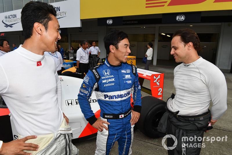 Kazuki Nakajima, Takuma Sato és Felipe Massa