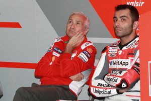 Danilo Petrucci, Ducati Team, mit Davide Tardozzi